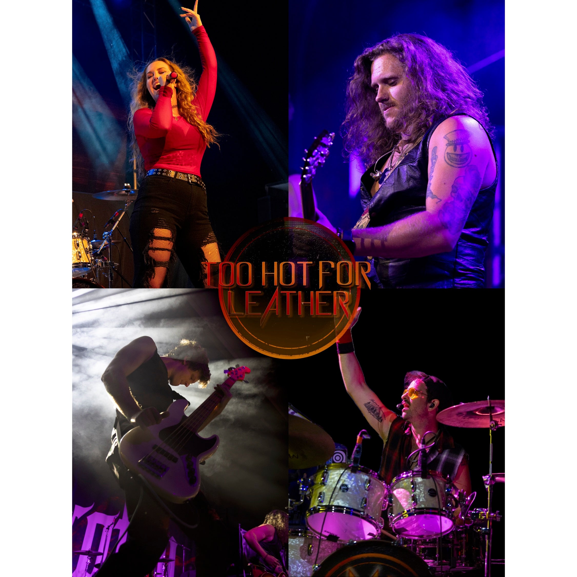 Too Hot For Leather signed poster